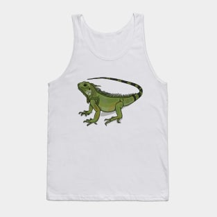 Iguana cartoon illustration Tank Top